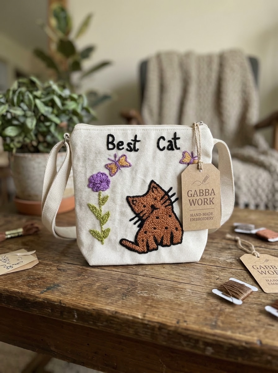 Square cross body, Best Cat