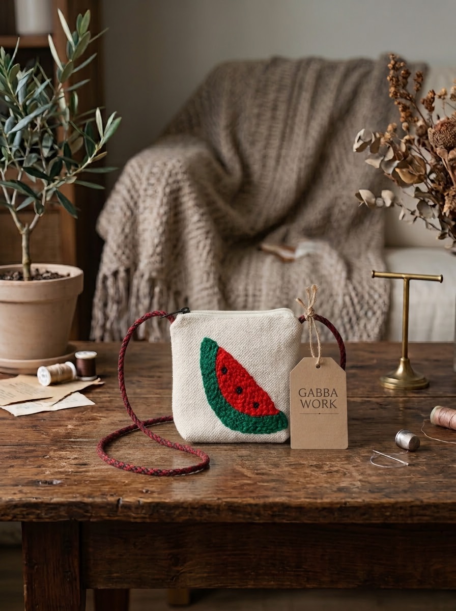 Dori pouch, watermelon