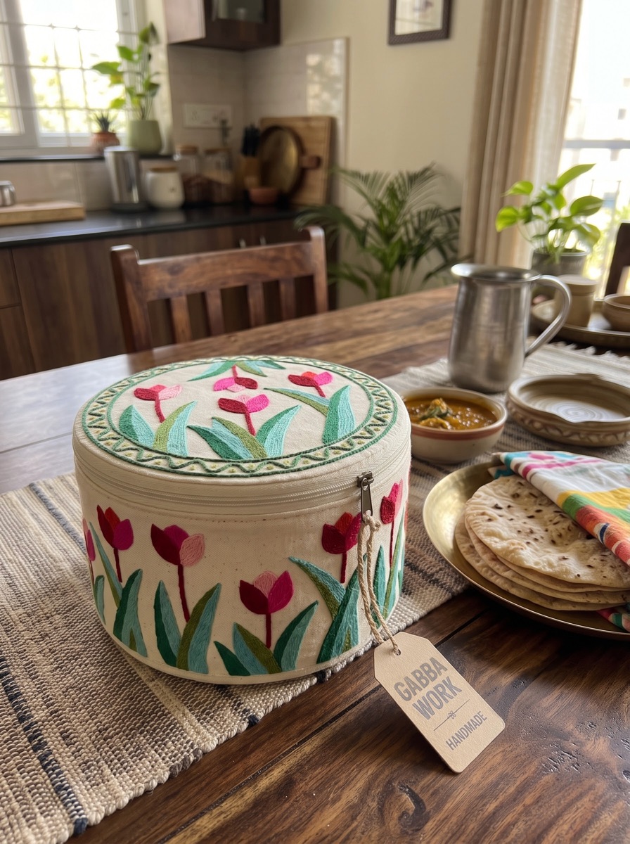 Roti holder (hot pot), tulips