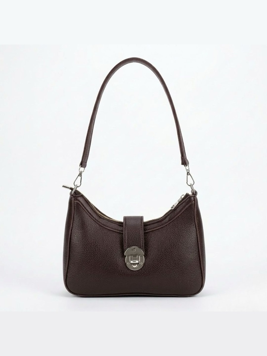 Blair shoulder bag, dark brown