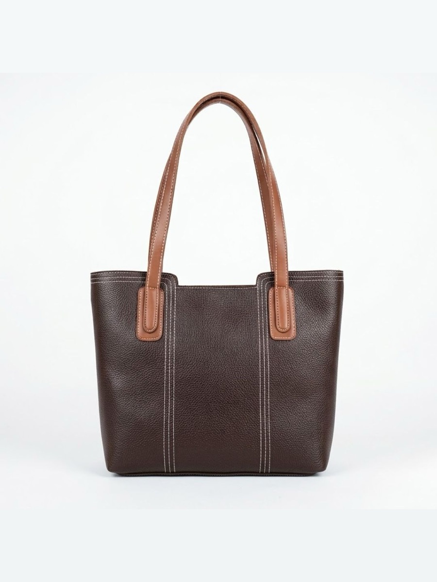 Celia tote bag, dark brown