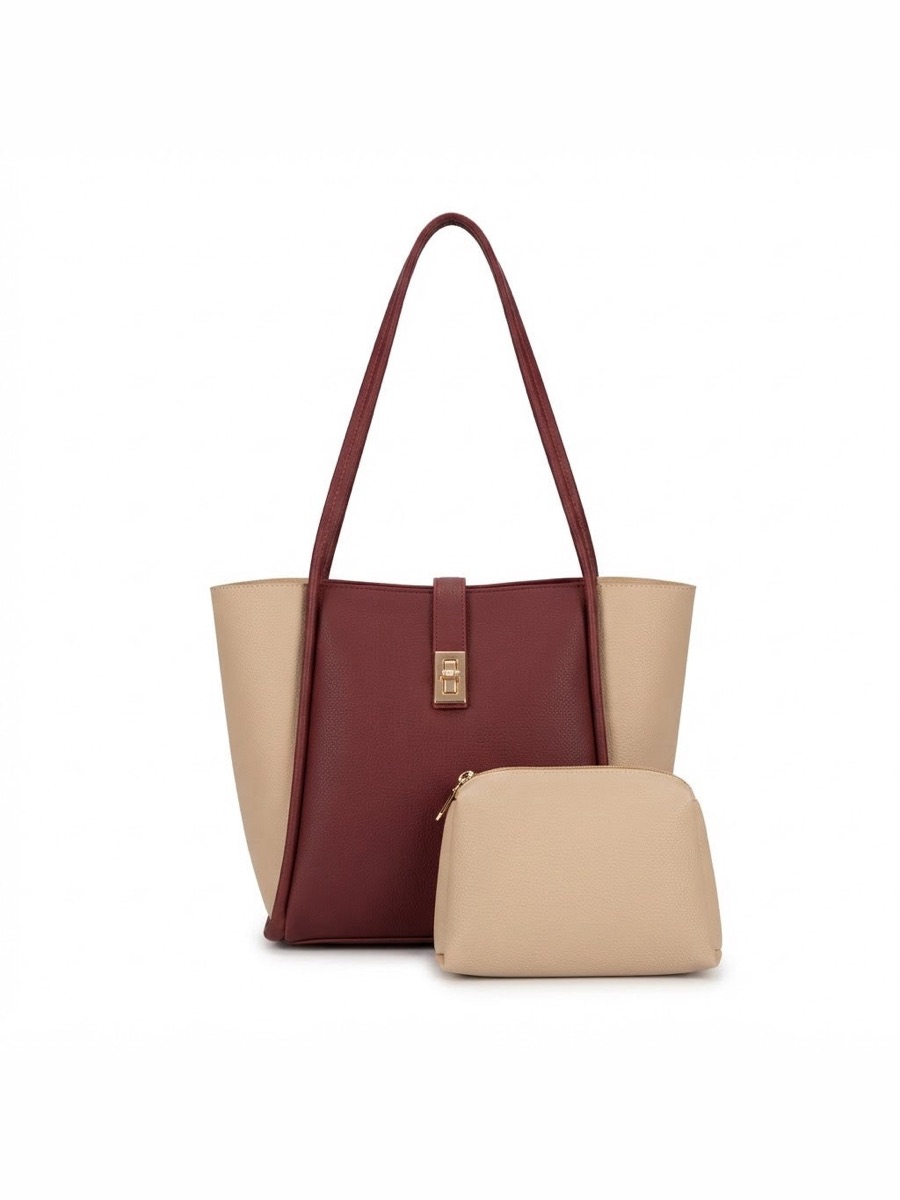 Joblet Pro handbag, maroon and fawn