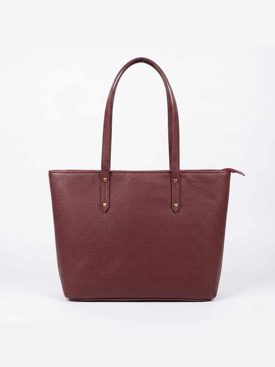 Leeva tote bag, maroon