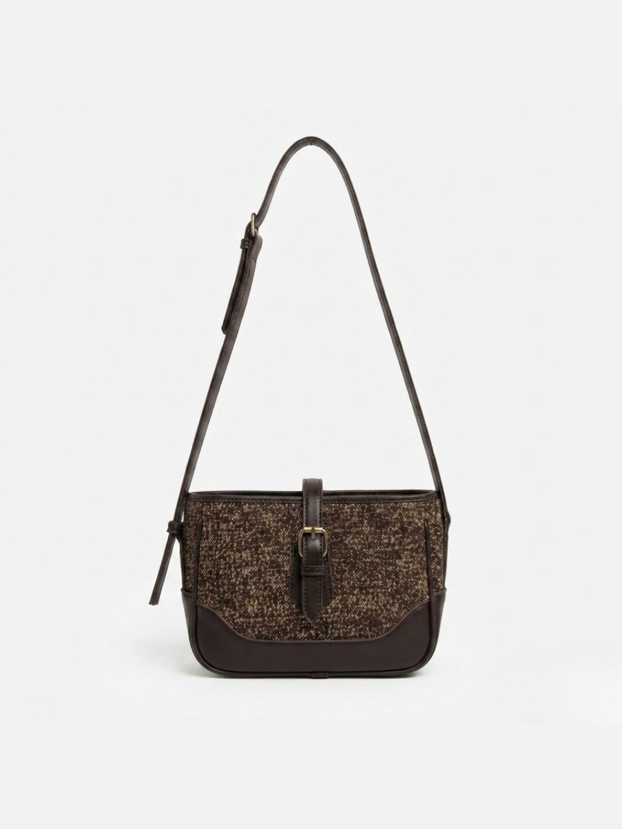 Sienna crossbody bag, dark brown