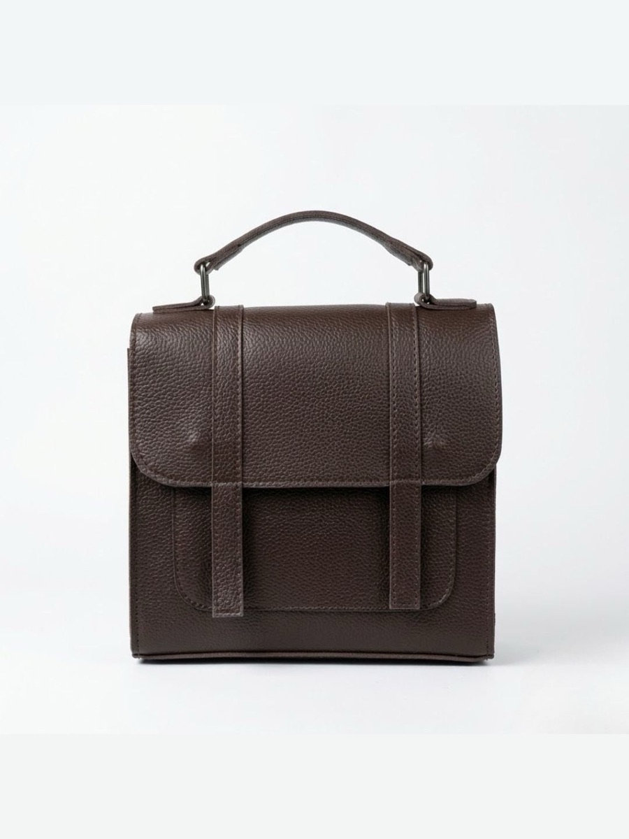 Winnie 2 in 1 backpack, dark brown
