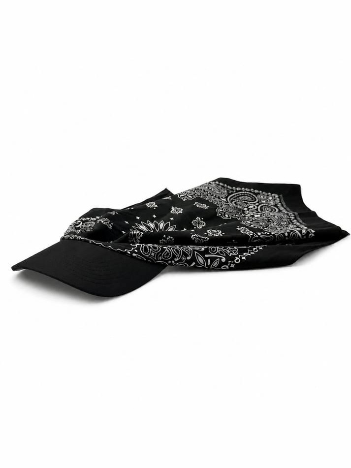 Brimdana bandana cap, black